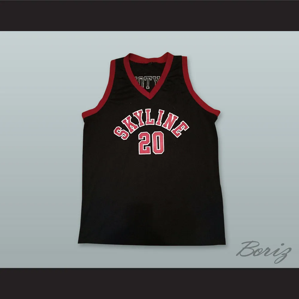 Gary Payton 20 Skyline High School Black Basketball Jersey