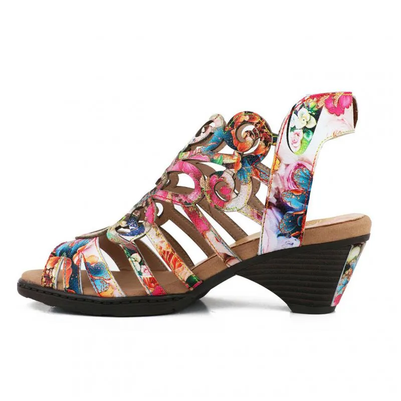 Genuine Leather Handmade Ladies Sandals