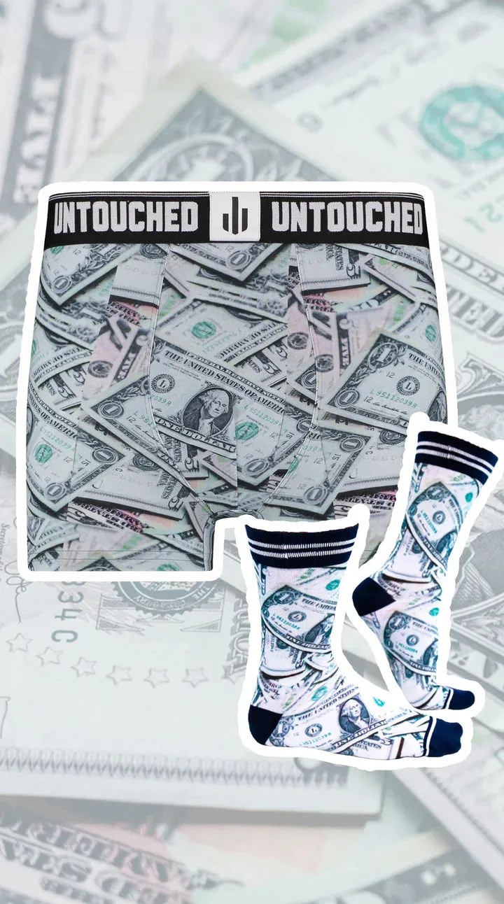 Gift set Dollars Boxer & Socks