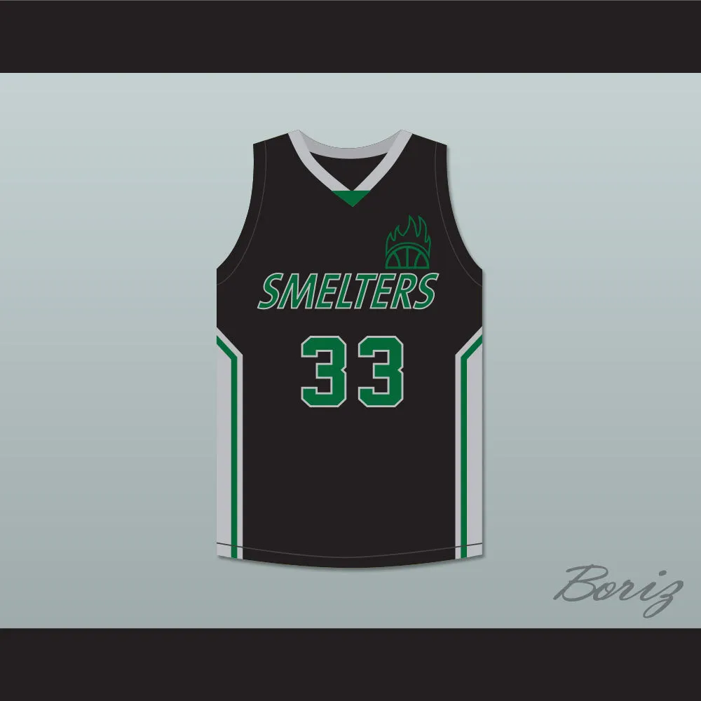 Goggles 33 Mt Vernon Junior High School Smelters Basketball Jersey Rebound