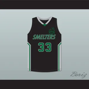 Goggles 33 Mt Vernon Junior High School Smelters Basketball Jersey Rebound