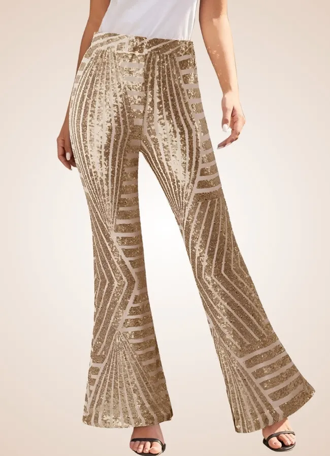 Gothic Vintage Sequin Pants