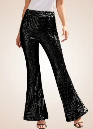 Gothic Vintage Sequin Pants
