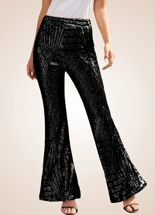 Gothic Vintage Sequin Pants