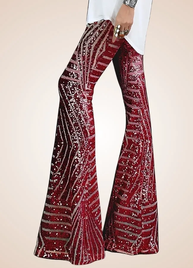 Gothic Vintage Sequin Pants