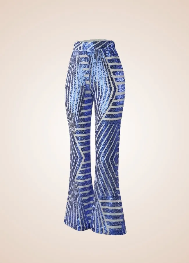 Gothic Vintage Sequin Pants