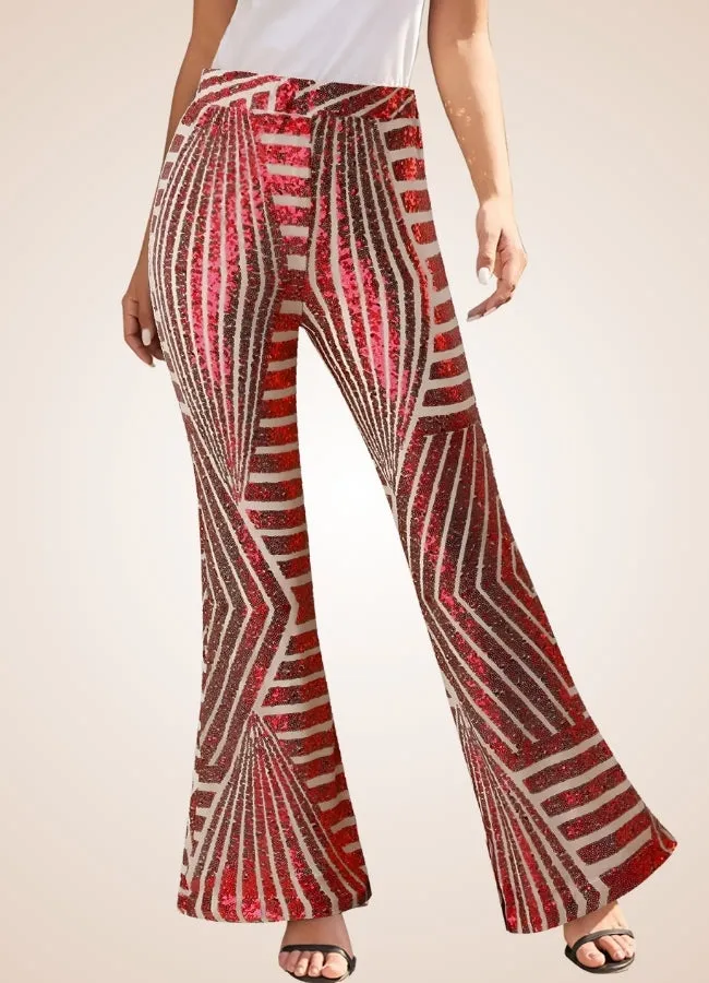 Gothic Vintage Sequin Pants