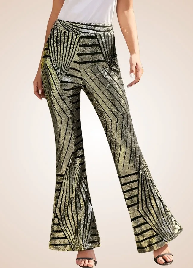 Gothic Vintage Sequin Pants