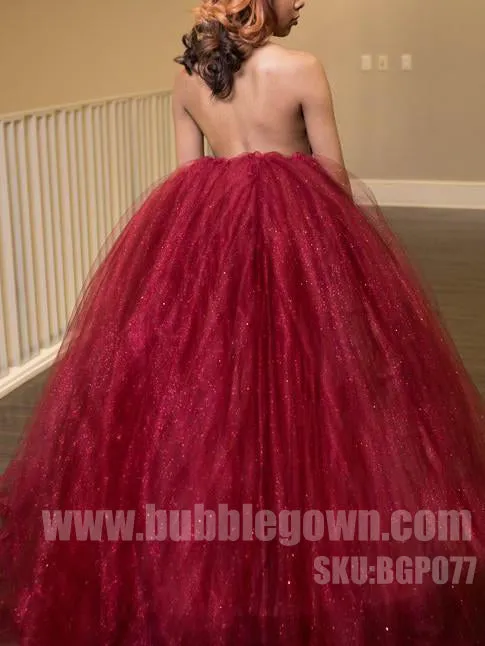 Halter Sexy Popular Open Back Cheap Evening Long Prom Dress Ball Gown, BGP077