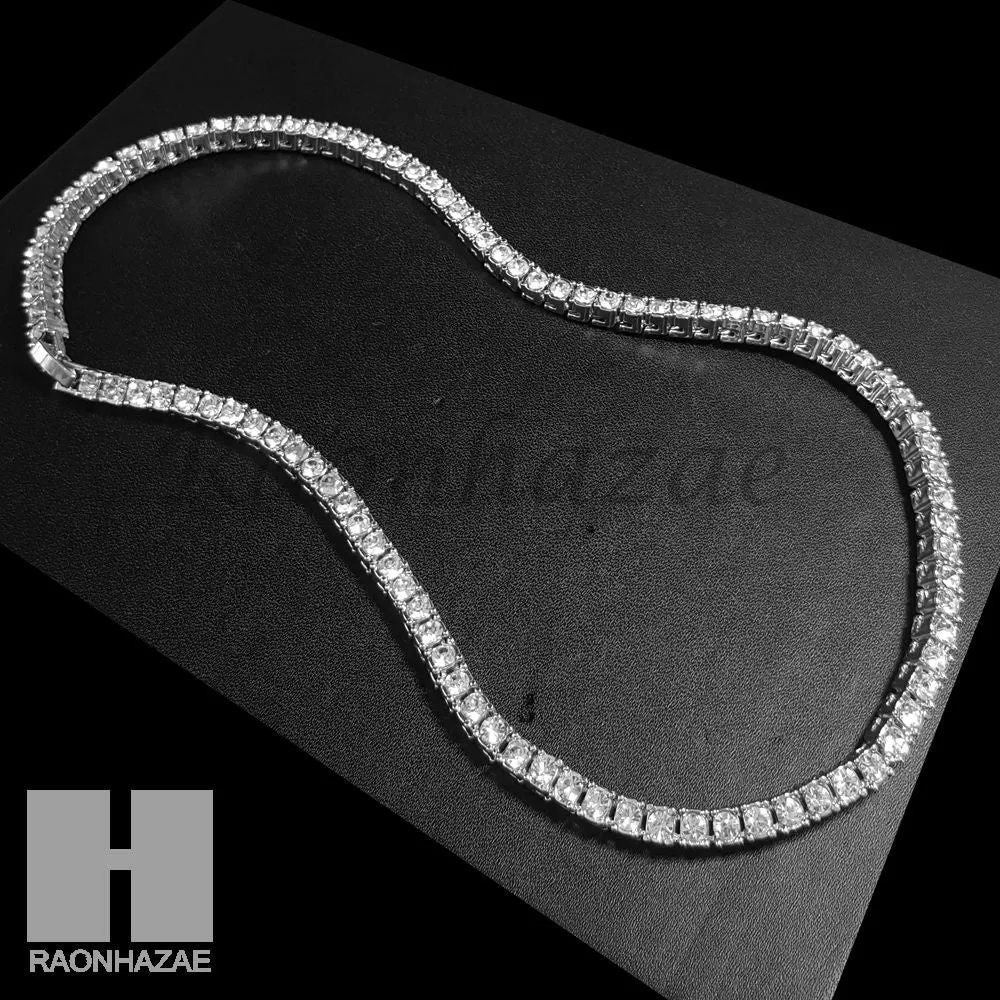 Hip Hop Quavo Basketball Miami Cuban Choker Chain Tennis Necklace L50