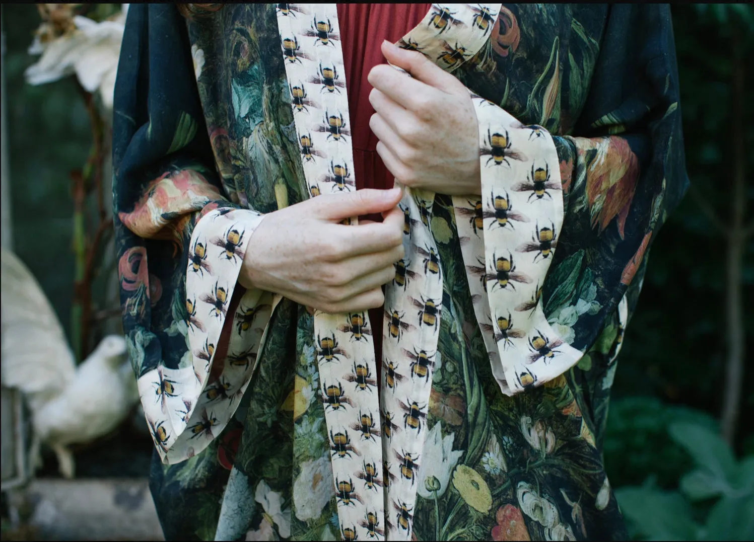 I Dream in Flowers Duster Kimono