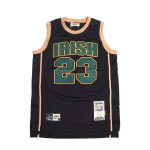 IRISH LEBRON JAMES AUTHENTIC YOUTH BASKETBALL JERSEY (BLACK)