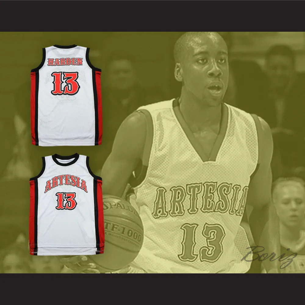 James Harden 13 Artesia High School White Basketball Jersey
