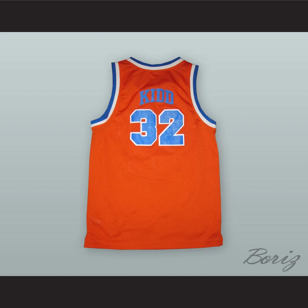 Jason Kidd 32 St. Joseph Notre Dame High School Pilots Orange Basketball Jersey