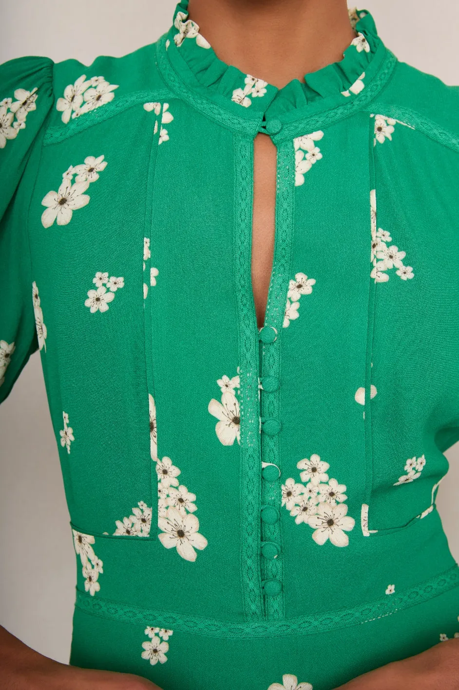 Jodi Floral Dress - Green