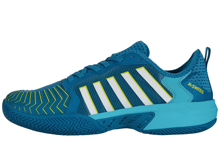 K-Swiss Men's Pickleball Supreme Pickleball Shoes in Celestial/Scuba Blue/Brilliant White
