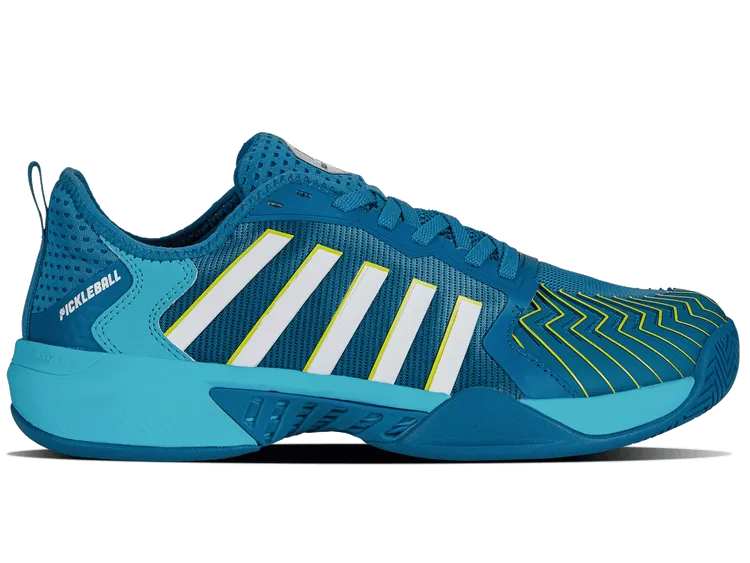 K-Swiss Men's Pickleball Supreme Pickleball Shoes in Celestial/Scuba Blue/Brilliant White