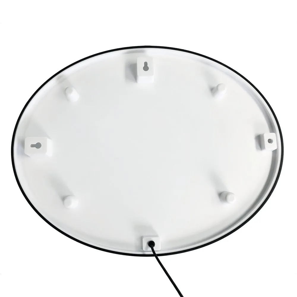 Kansas Jayhawks: Hardwood - Oval Slimline Lighted Wall Sign