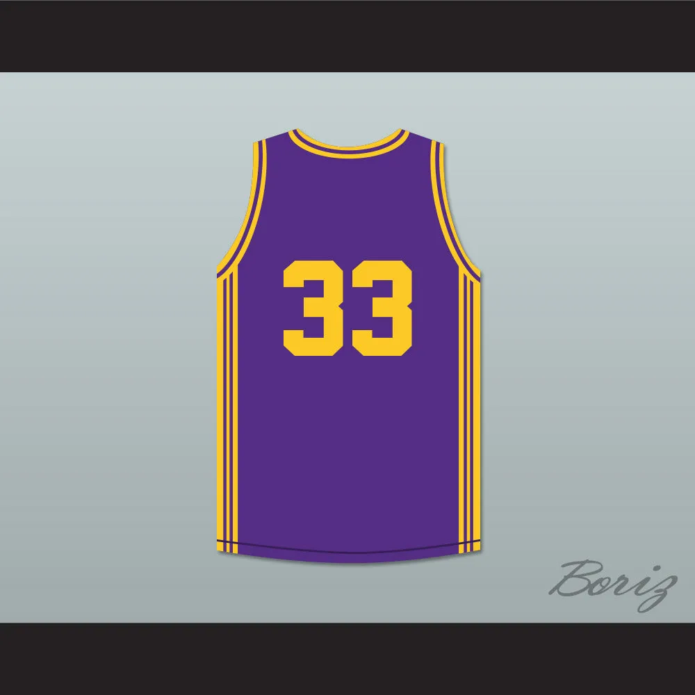 Kobe Bryant 33 Lower Merion High School Aces Purple Basketball Jersey 1