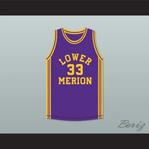Kobe Bryant 33 Lower Merion High School Aces Purple Basketball Jersey 1