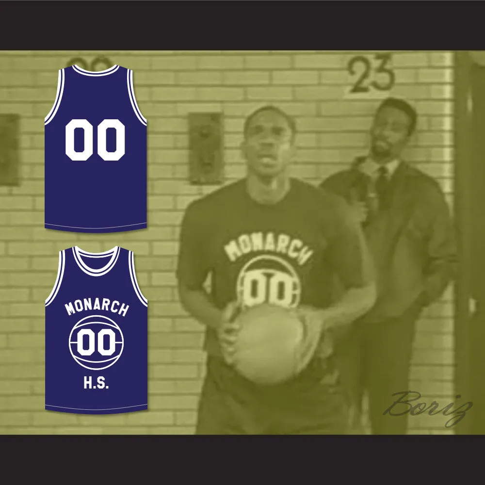 Kyle Lee Watson 00 Monarch High School Blue Practice Basketball Jersey Above The Rim