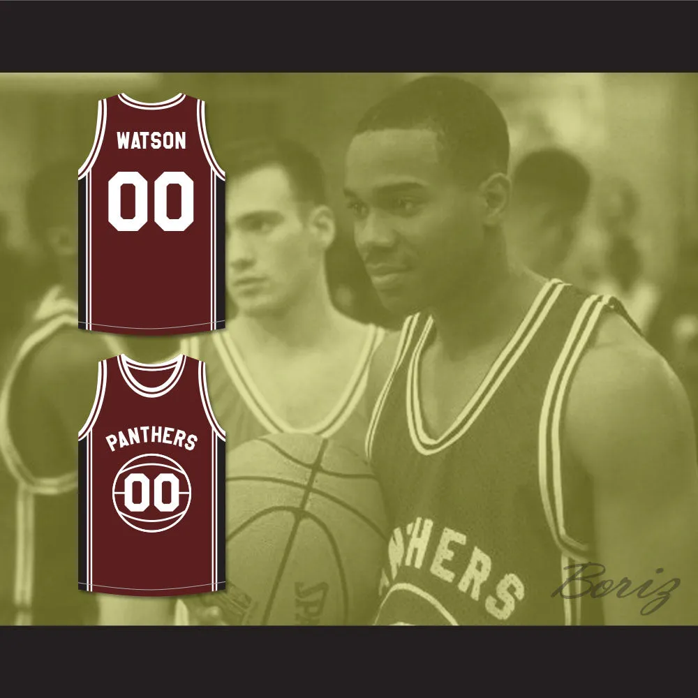Kyle Lee Watson 00 Panthers High School Basketball Jersey Above The Rim Black Side Stripe