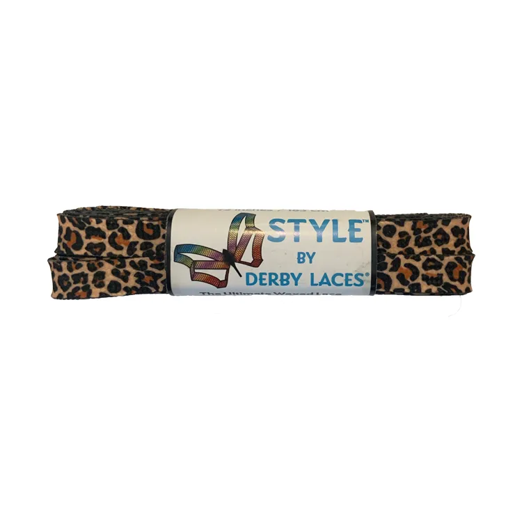 leopard WAXED LACES