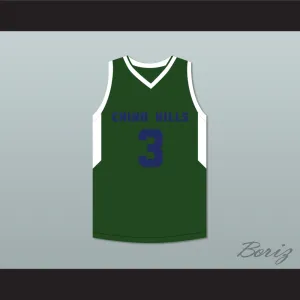 LiAngelo Ball 3 Chino Hills High School Huskies Green Basketball Jersey