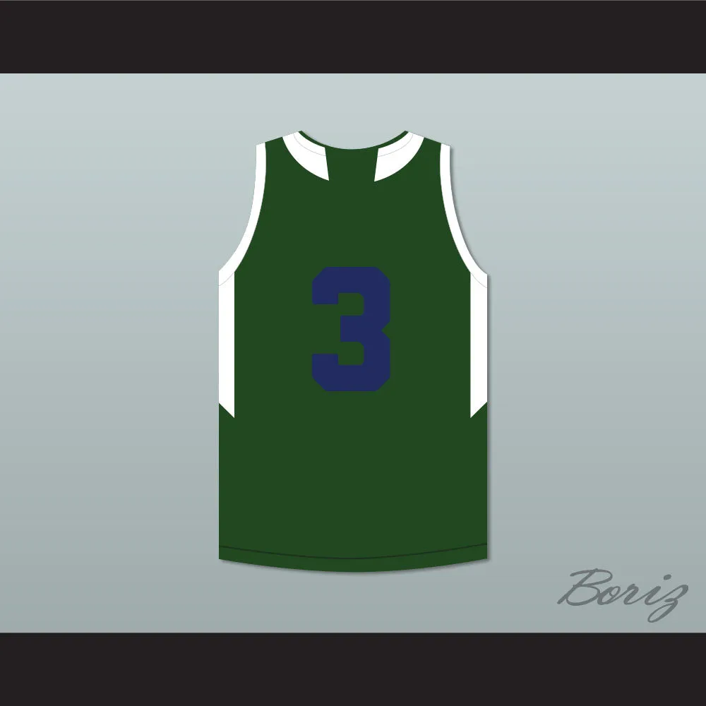 LiAngelo Ball 3 Chino Hills High School Huskies Green Basketball Jersey
