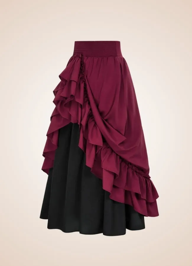 Long Victorian Steampunk Skirt