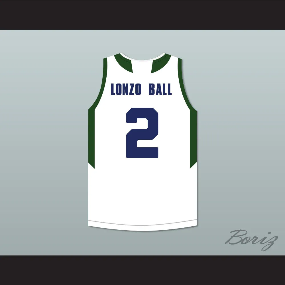 Lonzo Ball 2 Chino Hills Huskies White Basketball Jersey with Patch 2