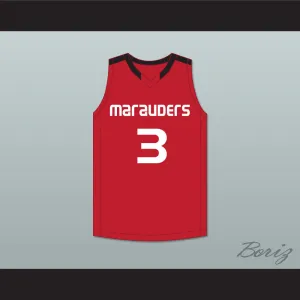 Marcus Smart 3 Edward S. Marcus High School Marauders Red Basketball Jersey 2