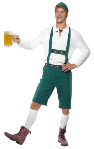 Mens Lederhosen Oktoberfest Costume