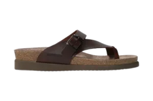 Mephisto Womens Helen Chestnut Leather Sandals
