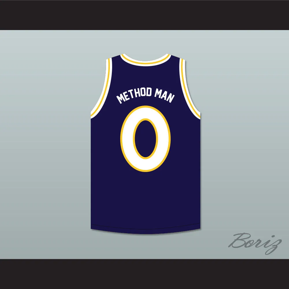 Method Man 0 Monstars Dark Blue Basketball Jersey Hit Em High