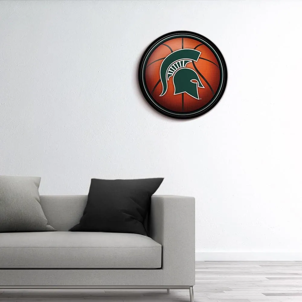 Michigan State Spartans: Basketball - Modern Disc Wall Sign