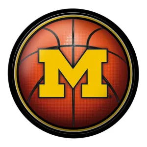 Michigan Wolverines: Basketball - Modern Disc Wall Sign