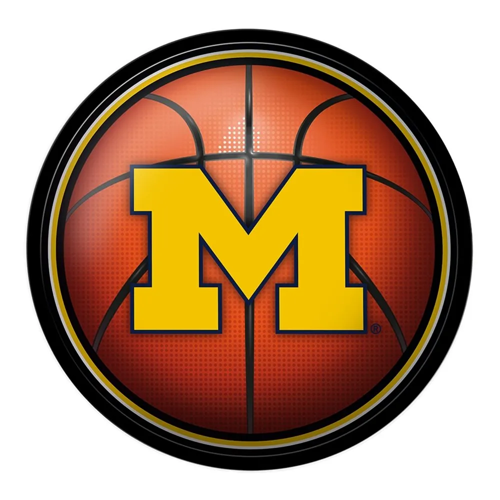 Michigan Wolverines: Basketball - Modern Disc Wall Sign