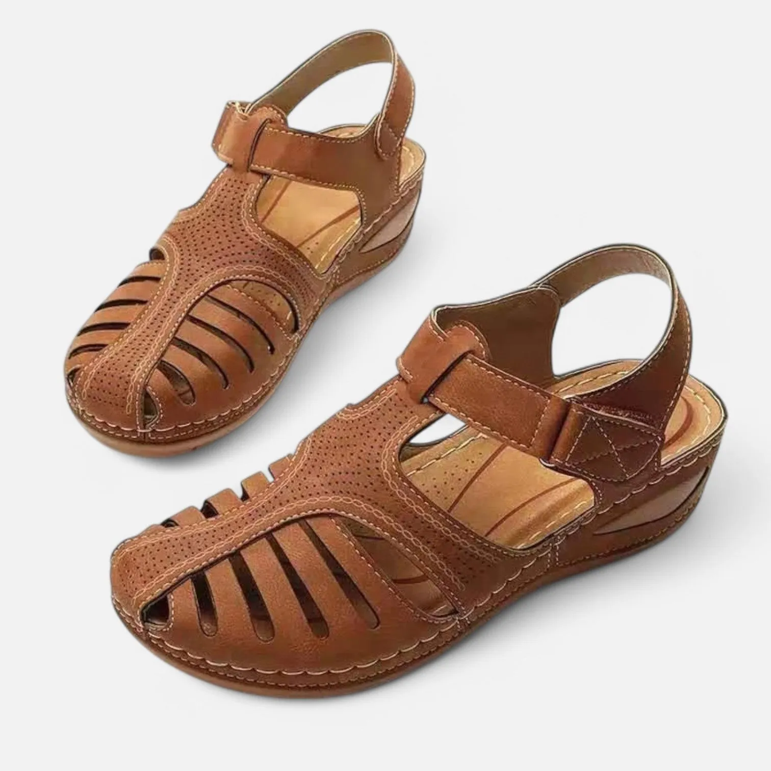 Monacogents | Women's Orthopedic Bunion Corrector Sandals Casual Wedge Flats