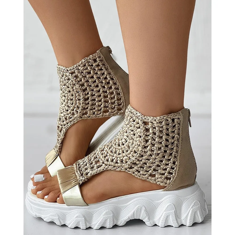 Natalia® | Dames Braided Sandals