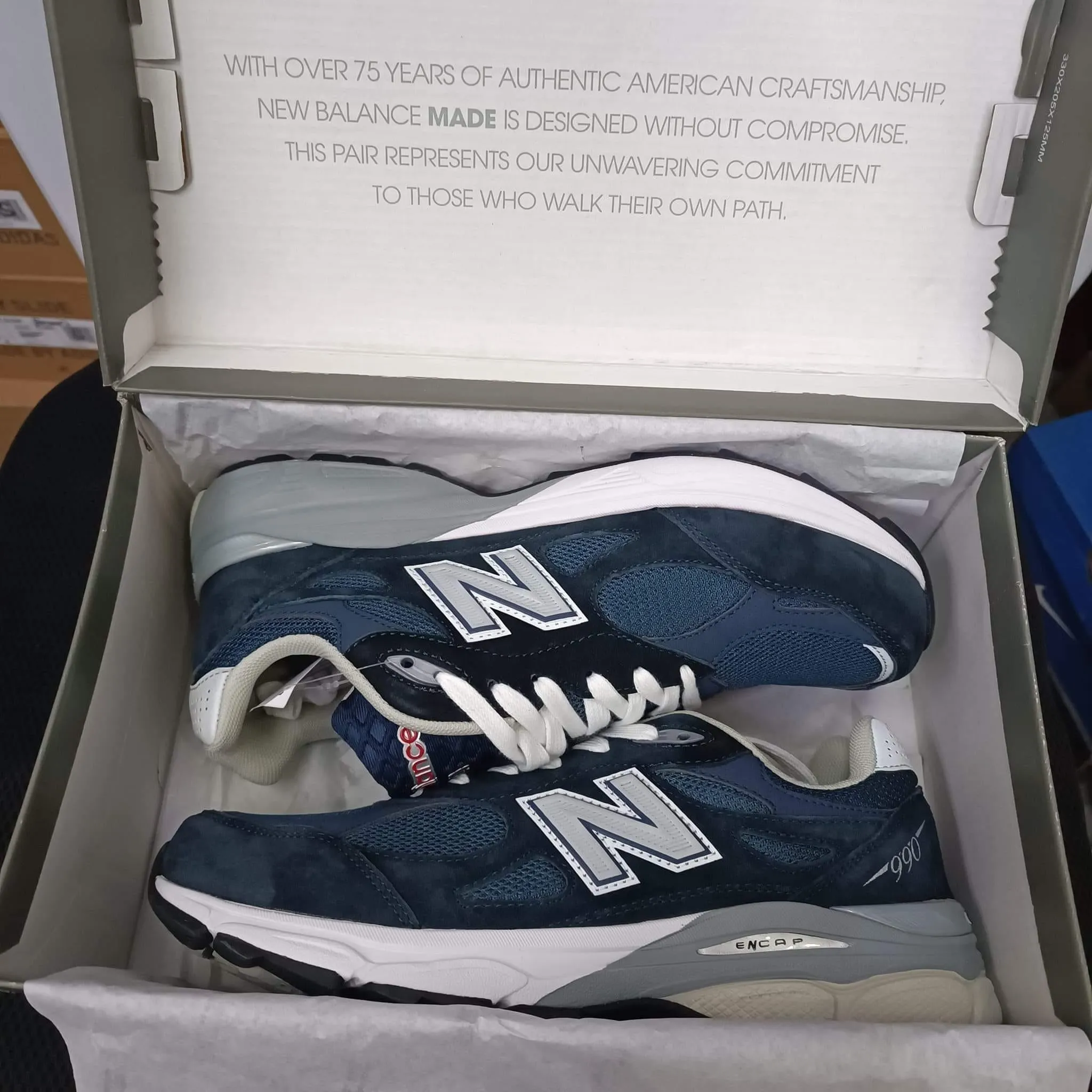 New Balance JJJound 990v3 Navy