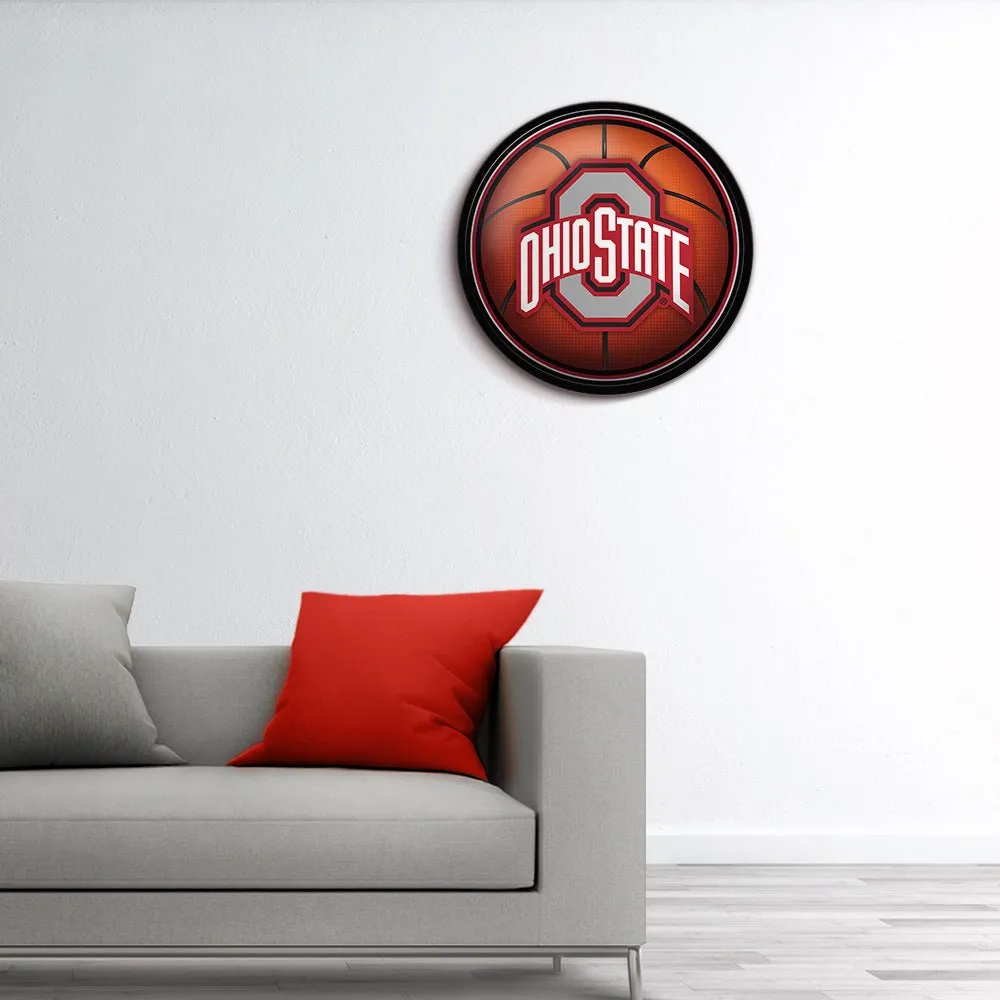 Ohio State Buckeyes: Basketball - Modern Disc Wall Sign