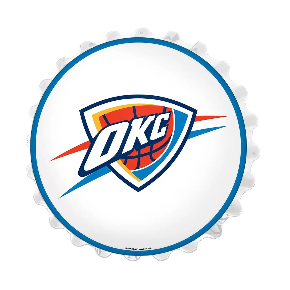 Oklahoma City Thunder: Bottle Cap Wall Light