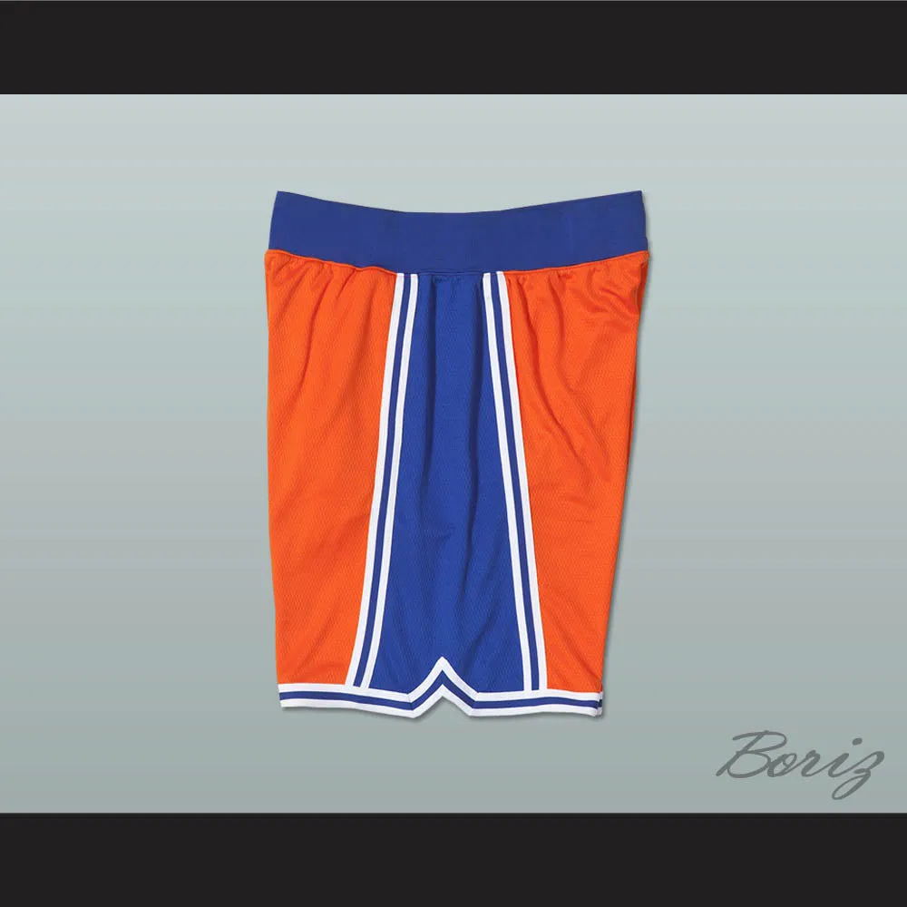 Orange Blue and White Basketball Shorts
