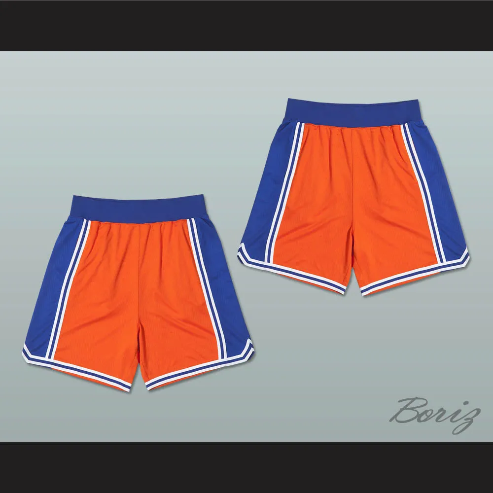 Orange Blue and White Basketball Shorts