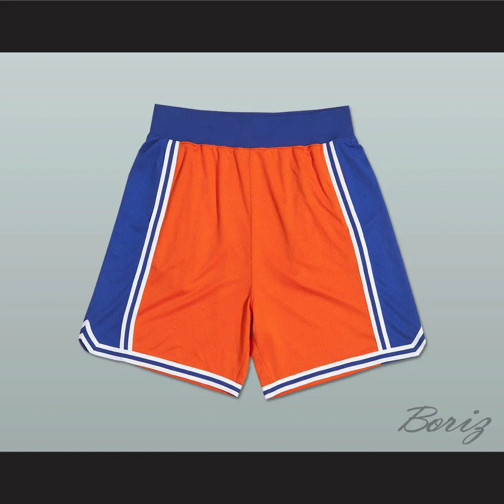 Orange Blue and White Basketball Shorts