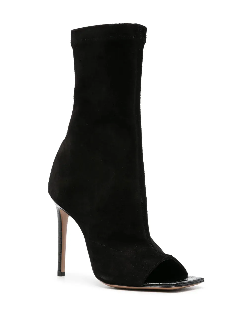 Paris Texas 105mm suede boots
