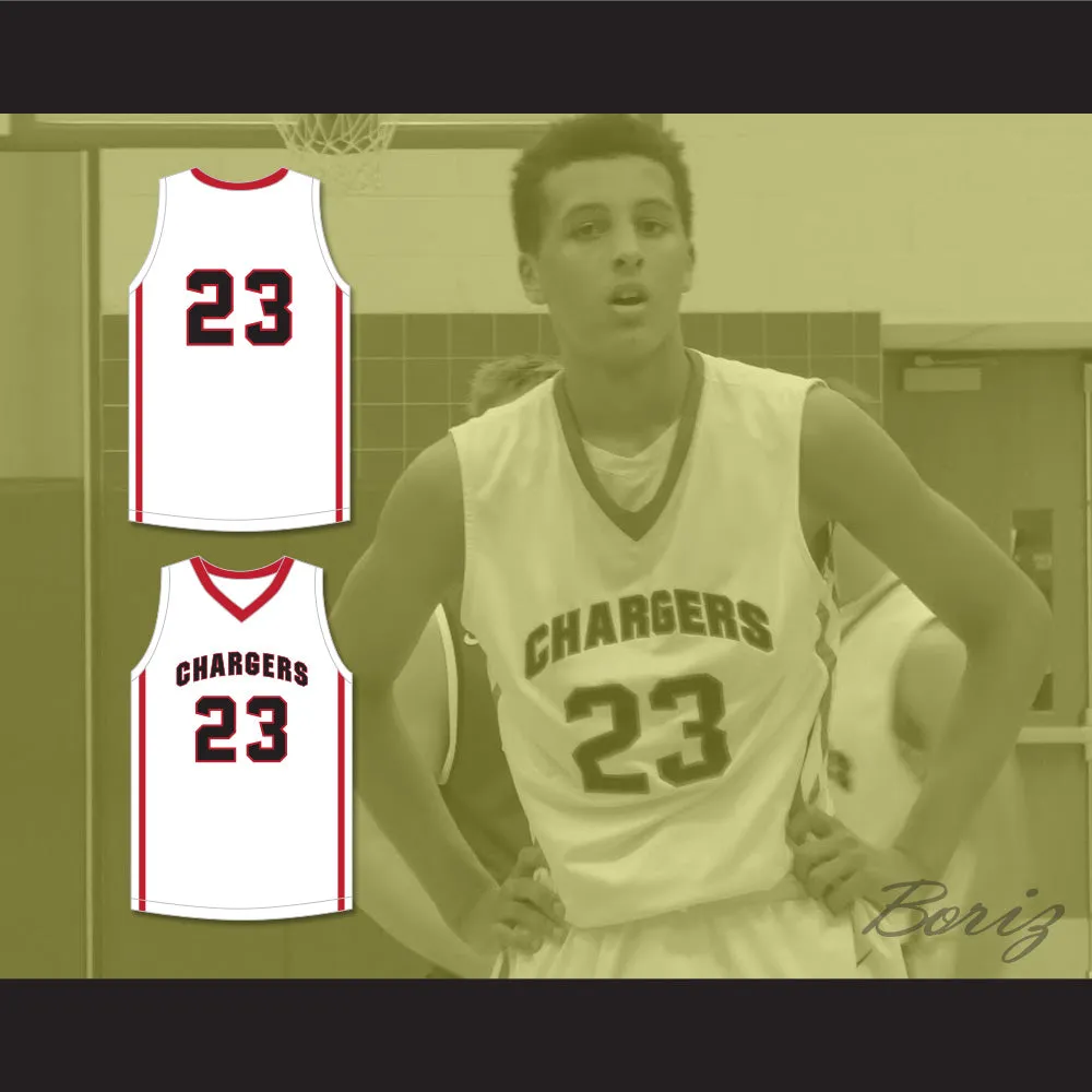 Patrick Baldwin Jr 23 Sussex Hamilton High School Chargers White Basketball Jersey 1