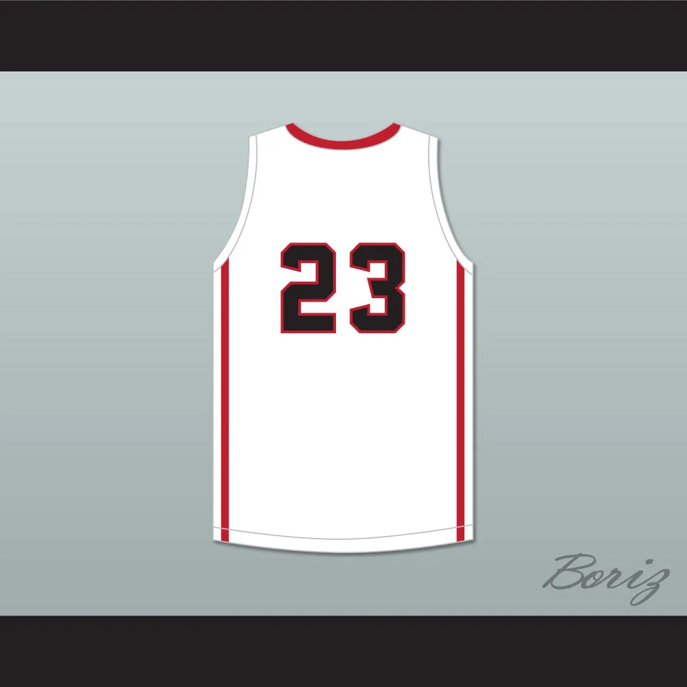 Patrick Baldwin Jr 23 Sussex Hamilton High School Chargers White Basketball Jersey 1