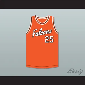 Paul Westphal 25 Aviation High School Falcons Orange Basketball Jersey